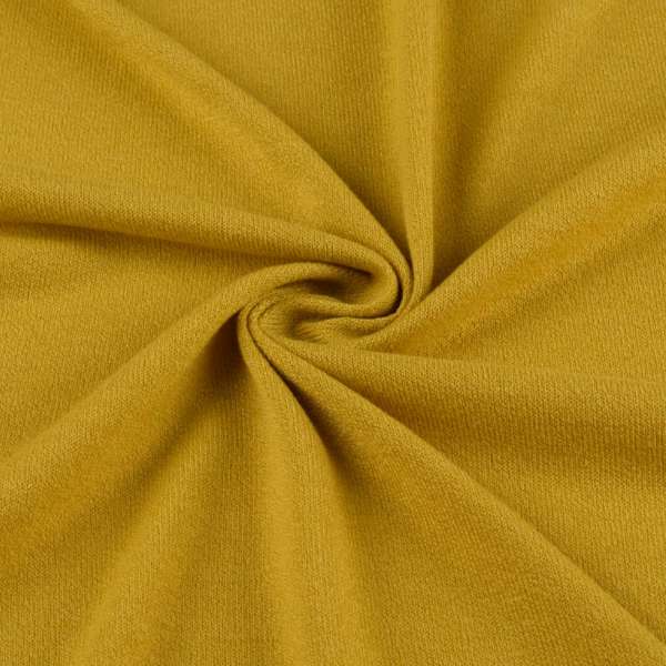 Трикотаж с вискозой желто-горчичный ш.170