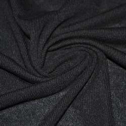 Трикотаж с вискозой черный ш.170
