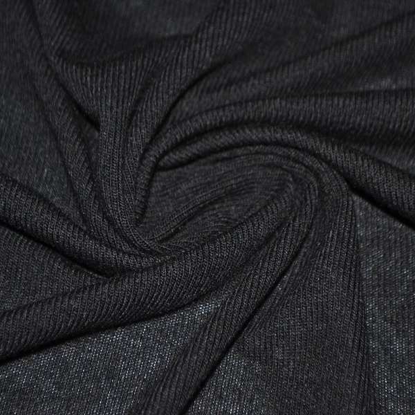 Трикотаж с вискозой черный ш.170