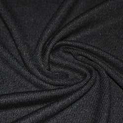 Трикотаж с вискозой черный ш.180