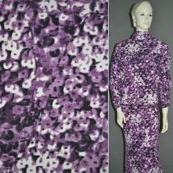 Трикотаж фиолетовый в пятна,ш.150