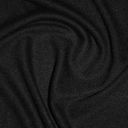 Трикотаж акриловый черный ш.170