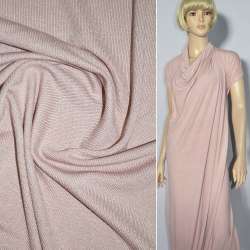 Трикотаж акриловый розово-серый ш.170