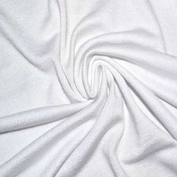 Трикотаж акриловый белый ш.170