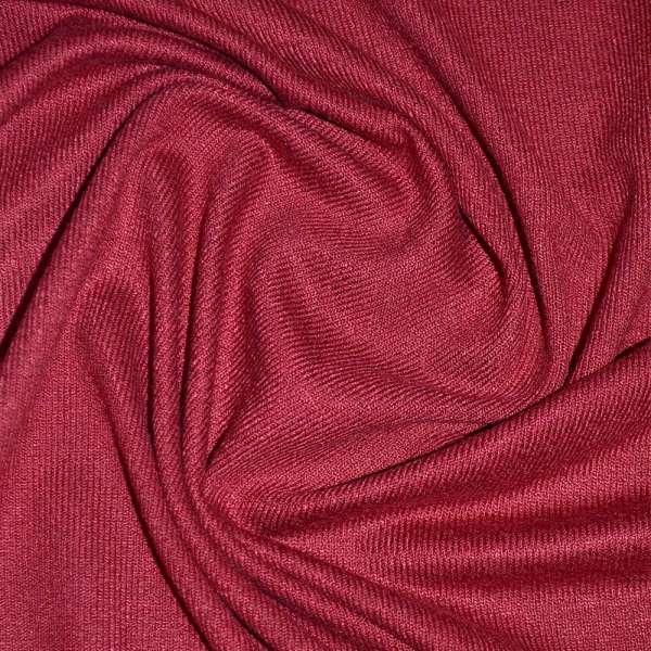 Трикотаж акриловый вишневый ш.170