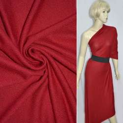 Трикотаж акриловый красный темный ш.170