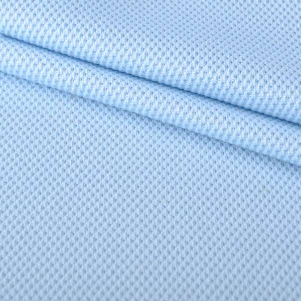 Трикотаж поліестер Лакоста блакитний ш.173