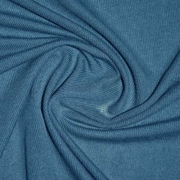 Трикотаж с вискозой сине-серый ш.170