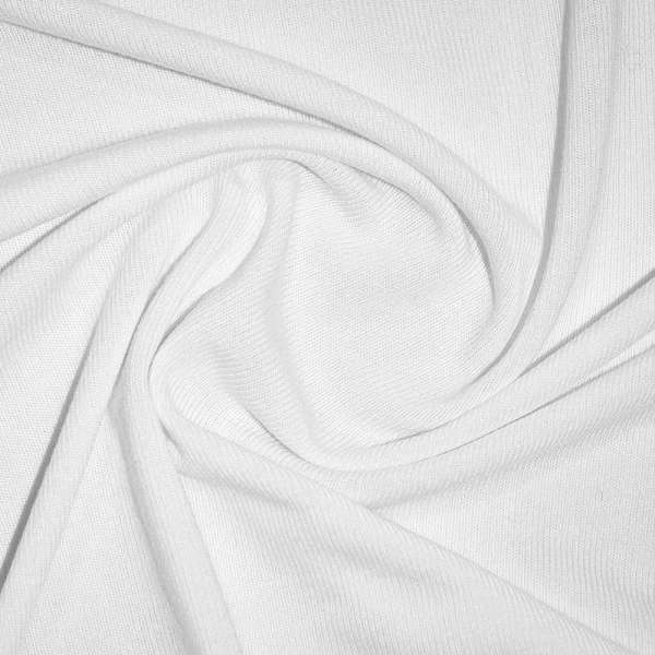 Трикотаж с вискозой белый ш.170