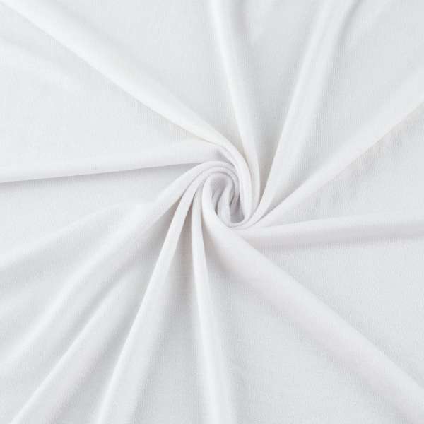 Трикотаж акриловый с вискозой белый ш.167