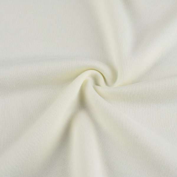 Трикотаж на флисе молочный ш.165