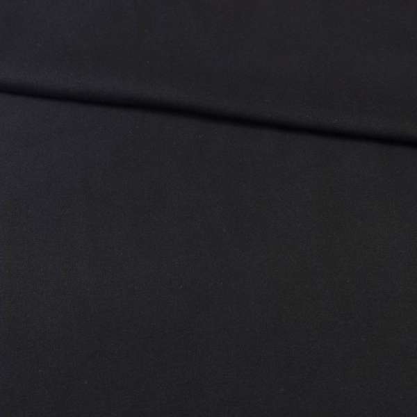 Трикотаж з начосом чорний, ш.175