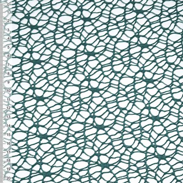 Сетка кружево паутинка зеленая темная ш.160