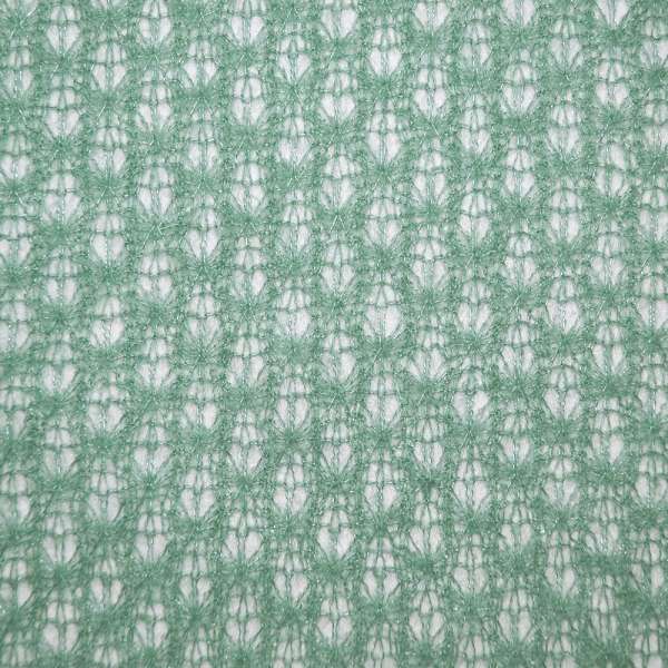 Трикотаж ажурний м'ята ш.160