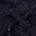 Трикотаж ажурный синий темный ш.160
