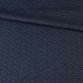 Трикотаж двойной синий темный, стеганые квадраты, ромбы, ш.155