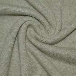 Трикотаж с шерстью вязаный серый светлый ш.170