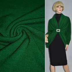 Трикотаж шерстяной зеленый ш.170