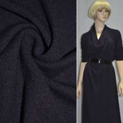 Трикотаж шерстяной фиолетовый темный ш.170