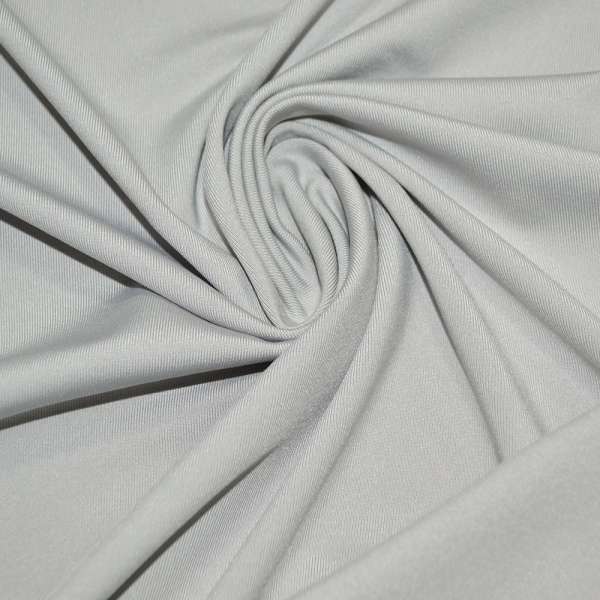 Трикотаж серый светлый с начесом стрейч ш.175