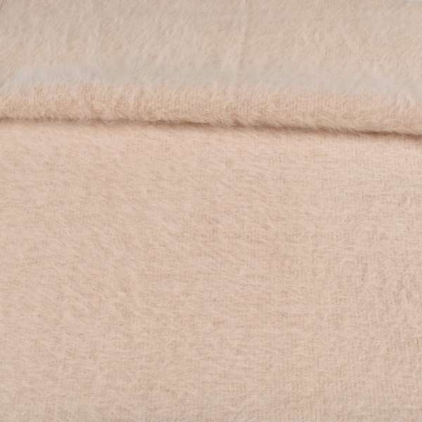 Ангора длинноворсовая трикотаж бежевая светлая ш.135