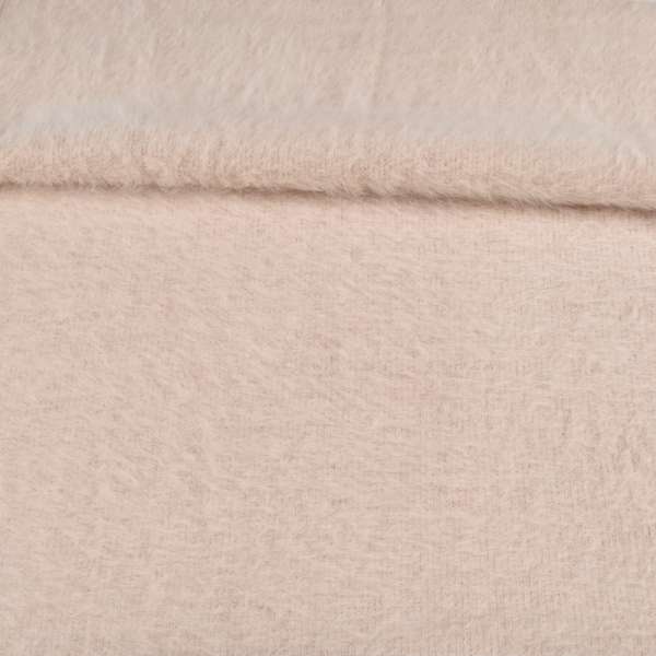 Ангора длинноворсовая трикотаж бежевая меланж ш.135