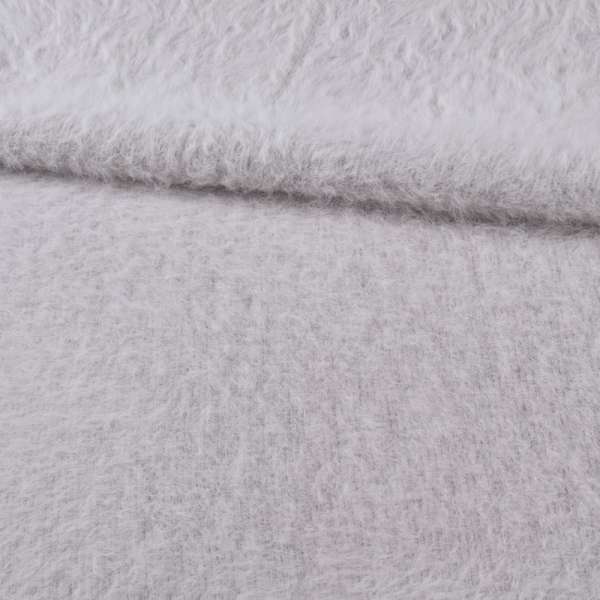 Ангора длинноворсовая трикотаж серая меланж ш.135