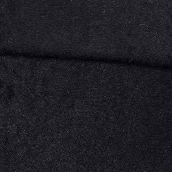 Ангора длинноворсовая трикотаж (чулок) черная ш.220