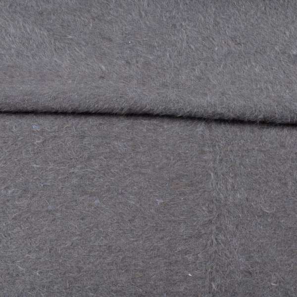 Ангора длинноворсовая трикотаж (чулок) серый на белой основе ш.220