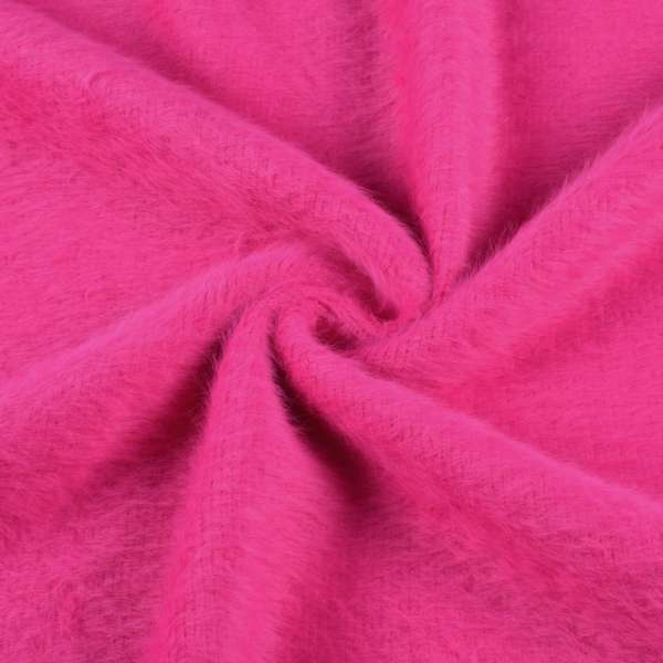 Ангора длинноворсовая трикотаж маджента ш.130