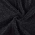 Ангора длинноворсовая трикотаж черная ш.135
