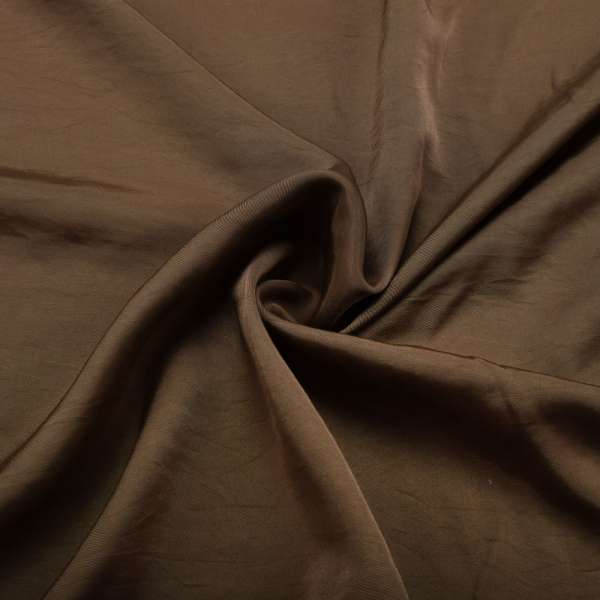 Шелк мокрый искусственный оливковый темный матовый ш.153