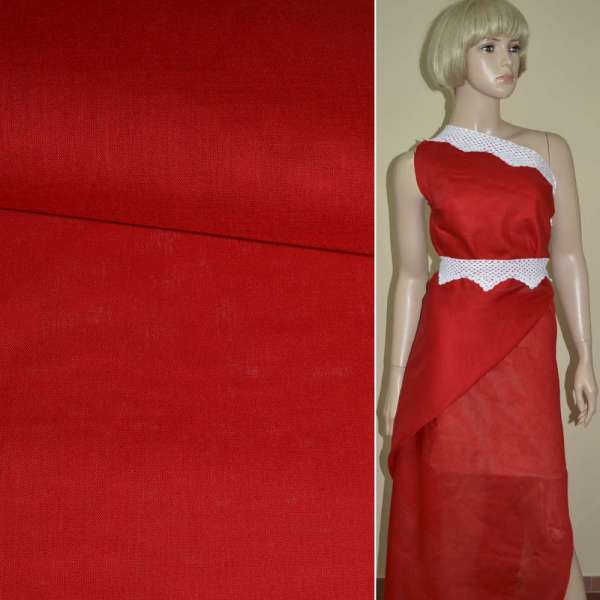 Батист красный ш.137