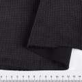 Велюр хлопковый черный в серую точку, ш.142