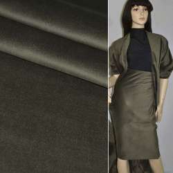 Велюр стрейч серо-зеленый темный, ш.145