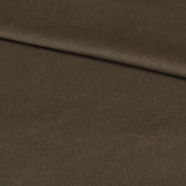 Велюр стрейч коричнево-серый, ш.160