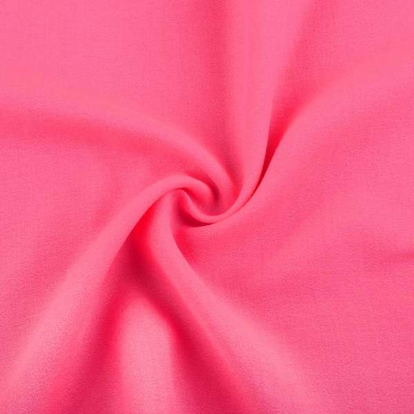 Креп віскозний рожевий неон, ш.145