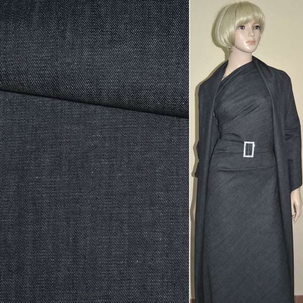 Джинс стрейч сине-серый ш.140