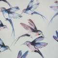 Коттон молочный с колибри ш.140
