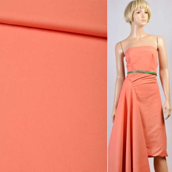 Котон стрейч кораловий, ш.147