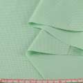 Коттон в мелкую клетку зелено-белую ш.150