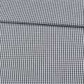 Коттон в черно-белую мелкую клетку ш.150