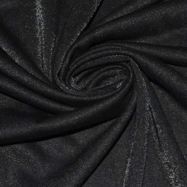 Трикотаж вискозный с полиамидом переливы черный ш.148