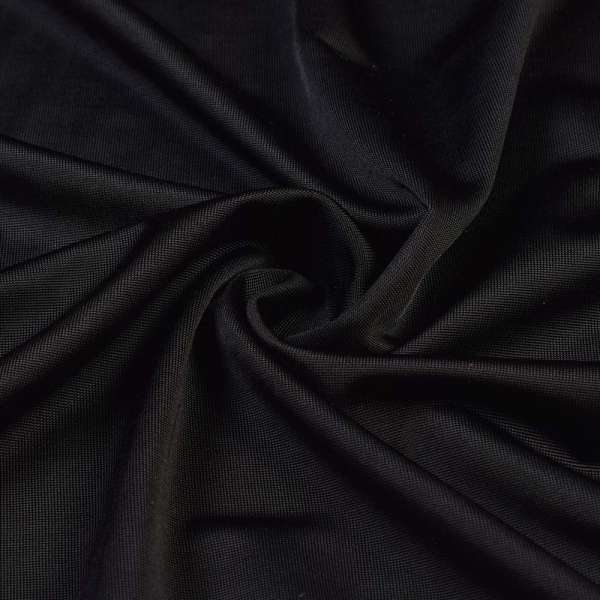 Трикотаж вискозный стрейч черный ш.134