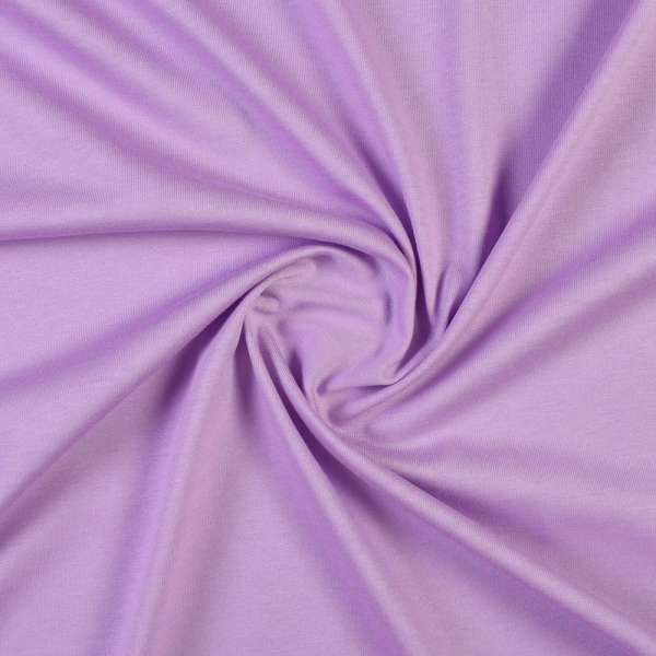 Трикотаж хлопковый сиреневый, ш.150