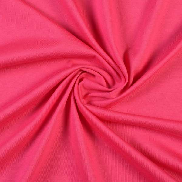 Трикотаж хлопковый малиновый, ш.146