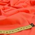 Трикотаж хлопковый стрейч оранжевый морковный, ш.150