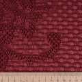 Ажур двошаровий на трикотажній основі темний бордовий ш.148