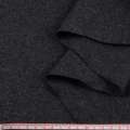 Трикотаж костюмний з шерстю сірий темний меланж ш.130