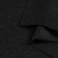 Трикотаж костюмний шерстяний "Kochwolle uni" чорний ш.145